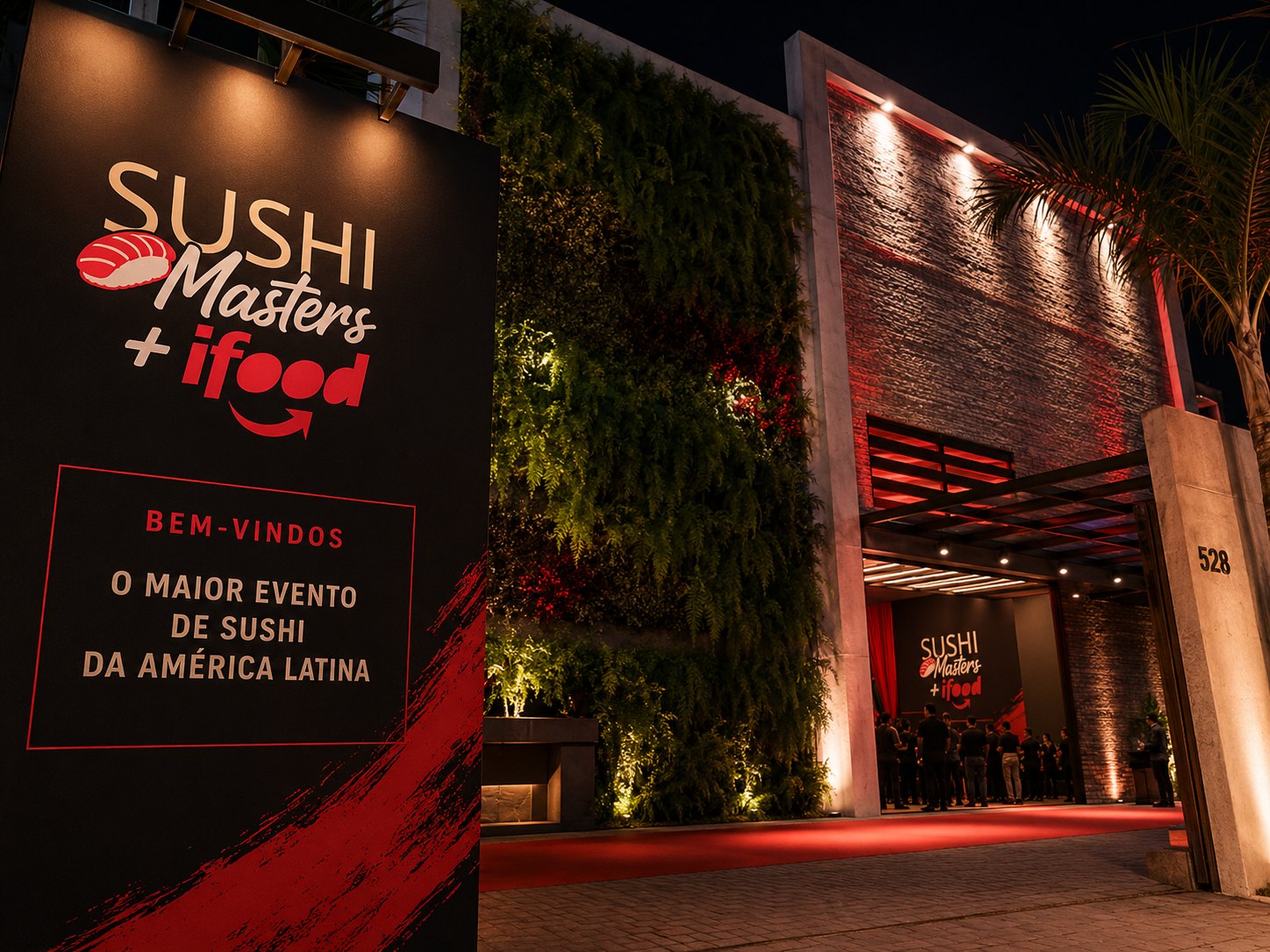 Entrada do Sushi Masters + iFood
